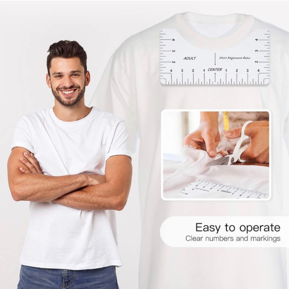 Tshirt Ruler Alignment Guide - Picture 4 of 7